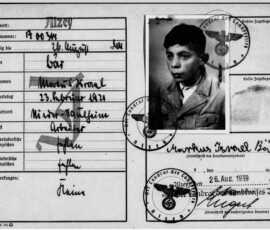 Kennkarte Markus Bär 1940 Alzey - Quelle: YVIO Research