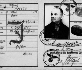 Kennkarte Nathan Bär 1940 Alzey - Quelle: YVIO Research Kennkarte Nathan Bär 1940 Alzey - Quelle: YVIO Research