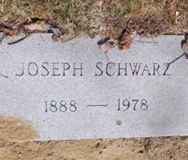 Grabstätte Josef Schwarz 1888-1978 Rutland Vermont; Quelle: find a grave