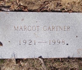 Grabstätte Margot Schwarz Gartner 1921-1998 Rutland Vermont; Quelle: find a grave