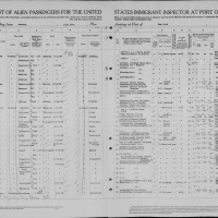 Josef und Adele Schwarz Flucht in die USA an Bord der S.S. New York, 20. Juli 1939; Quelle: myHeritage