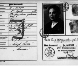 Kennkarte Berta Morgenstern 1939, YVIO Archiv Kassel to Krumbach Kennkarte Berta Morgenstern 1939 Kassel to Krumbach - YVIO Research