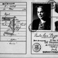 Kennkarte Paula Vogel 1939, YVIO Archiv Kassel to Krumbach Kennkarte Paula Vogel 1939 Kassel to Krumbach - YVIO Research