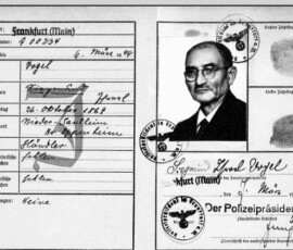 Kennkarte Siegmund Vogel 1939; Quelle: YIVO Research