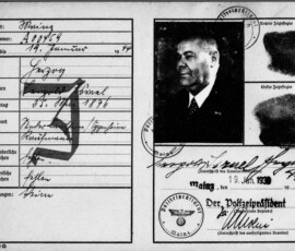 Kennkarte Leopold Herzog von 1939; Quelle YIVO Research Kennkarte Leopold Herzog von 1939; Quelle YIVO Research