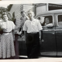 Josef und Adele Schwarz mit Tochter Margot und Enkelsohn Edward, USA; Quelle: privat Gartner Family
