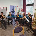 Abendveranstaltung anlässlich der Verlegung der Stolpersteine, Bläserkreis. Foto: H-M Schütz