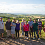 Projektgruppe, Ortsbürgermeiser Christoph Fölix und den ersten Gästen aus Amerika. vlnr:
Mario Dechent, Edward Gartner, Katie Kaplan, Rachel Gartner, Claudia Freese, Carmen Kirchhöfer, Jake Glass, Christoph Fölix, Hans-Martin Schütz, Lydia Dechent (auf dem Bild fehlt Birgit Thörle)