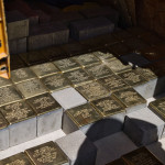 Ein Teil der Stolpersteine für Saulheim; Foto H-M Schütz