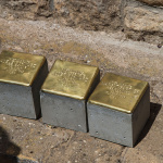 Stolpersteine der Familie Josef Schwarz, Ostergasse 28; Foto H-M Schütz