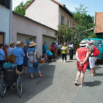 Verlegung Stolpersteine der Familie Nathan Bär, Ostergasse 46; Foto: H-M Schütz