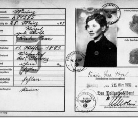 Kennkarte 2 Frieda Wolf Vogel 1939 Mainz - YVIO Research Kennkarte 2 Frieda Wolf Vogel 1939 Mainz - YVIO Research