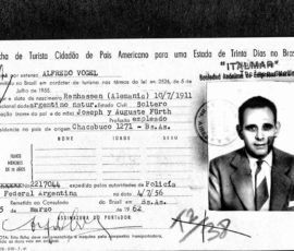 Quelle ancestry - Einwanderungskarte Alfredo Vogel 1962 Quelle ancestry - Einwanderungskarte Alfredo Vogel 1962